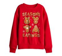 Disney Seasons Eating Cookies Kids Sweatshirt, Red, 5-6