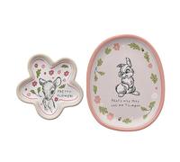 Disney Set of 2 Forest Friends Trinket Dishes Pink