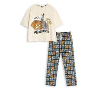 Disney Short Sleeve Long Leg Pyjama Set (Womens Beige) Beige XS
