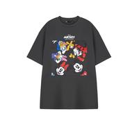 Disney Short Sleeved T-Shirt (Adult Charcoal) in Grey | Size: 3XL Disney Grey 3XL