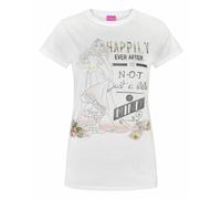 Disney White Aurora Short Sleeved T-Shirt Womens