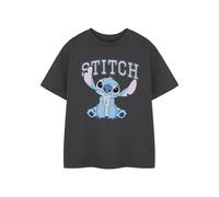 Disney Short Sleeved T-Shirt | Girls Charcoal | Official Merch