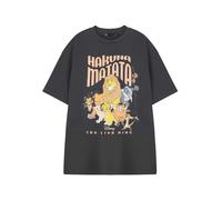 Disney Short Sleeved T-Shirt | Womens Charcoal | Official Merch