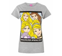 Disney Short Sleeved T-Shirt | Womens Grey | Official Merch