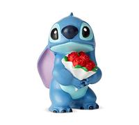 Disney Figurine Lilo & Stitch Stitch with Roses 6 cm - Showcase Collection