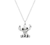 Disney Silver Lilo & Stitch Necklace - One Size
