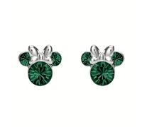 Disney Minnie Mouse Sterling Silver May Birthstone Earrings