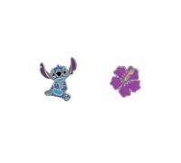 Disney Silver Stitch Flower Stud Earrings - F67105
