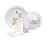 Disney Simba Lion King Dinner Gift Set 5 Piece Melamine Plate, Bowl Cutlery & Cup