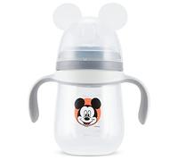Disney Sippy Cups for Toddlers, Learner Sippy Cups for Kids with Pacifier, BPA-Free Trainer Cup with Handles, Leak-Proof Minnie Mouse and Mickey Mouse Sippy Cups, Perfect Unisex Gift for Children