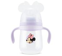 Disney Sippy Cups for Toddlers, Learner Sippy Cups for Kids with Pacifier, BPA-Free Trainer Cup with Handles, Leak-Proof Minnie Mouse and Mickey Mouse Sippy Cups, Perfect Unisex Gift for Children