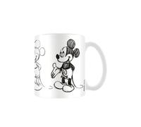 Disney Sketch Process Mickey Mouse Mug White/black (One Size)