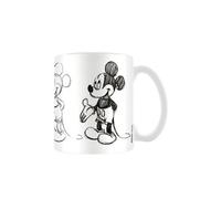 Disney Sketch Process Mickey Mouse Mug White/black (One Size)