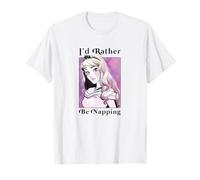 Disney Sleeping Beauty Aurora I'd Rather Be Napping Portrait T-Shirt