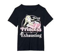 Disney Sleeping Beauty Being A Princess Is Exhausting T-Shirt, Women's Plus, Black, 6X