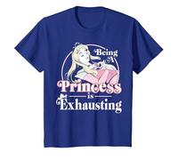 Disney Sleeping Beauty Being A Princess Is Exhausting T-Shirt, Youth, Royal Blue, Large