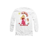 Disney Sleeping Beauty Birthday Princess With Aurora Long Sleeve T-Shirt, White | Size: Medium Disney White M