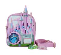 Loungefly Disney: Sleeping Beauty Castle Three Good Fairies Stained Glass Crossbody Bag