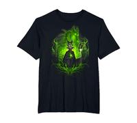 Disney Sleeping Beauty Dark Detailed Maleficent Tee T-Shirt, Men's Big and Tall, Black, 2X Tall