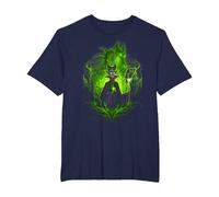 Disney Sleeping Beauty Dark Detailed Maleficent Tee T-Shirt, Men's Big and Tall, Navy Blue, 2X Tall