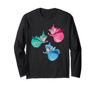 Disney Sleeping Beauty Good Fairies Flora Fauna Merryweather Long Sleeve T-Shirt
