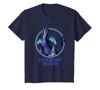 Disney Sleeping Beauty Maleficent Dragon Current Mood T-Shirt, Youth, Navy Blue, 2T