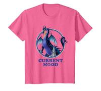 Disney Sleeping Beauty Maleficent Dragon Current Mood T-Shirt, Youth, Pink Heather, 2T