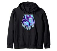 Disney Sleeping Beauty Maleficent Pop Art Fleece Zip Hoodie