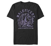 Disney Sleeping Beauty - maleficent Verbiage Men's Crew neck Black M