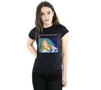 Disney Women's Sleeping Beauty Meme Cotton T-Shirt in Black | Size: Small Disney Black S