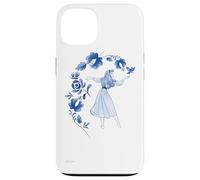 Disney Sleeping Beauty Princess Aurora Blue Floral Case for iPhone 13