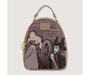 Disney Sleeping Beauty Spinning Wheel Loungefly Mini Backpack