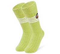 Disney Slipper Socks for Women & Teens UK Size 2.5-7.5, Warm Non Slip Casual Grip Socks, Soft & Breathable, Gifts for Her (Green Baby Yoda)