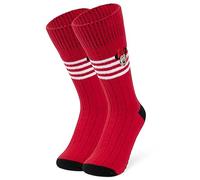 Disney Slipper Socks for Women & Teens UK Size 2.5-7.5, Warm Non Slip Casual Grip Socks, Soft & Breathable, Gifts for Her (Red Minnie)