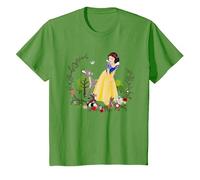 Disney Snow White And Her Forest Friends T-Shirt, Youth, Grass Green, Large