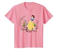 Disney Snow White And Her Forest Friends T-Shirt, Youth, Pink, Large