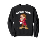 Disney Snow White And The Seven Dwarfs, Current Mood, Grumpy Sweatshirt, Adult Unisex, Black, Large