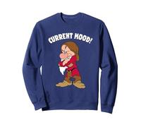 Disney Snow White And The Seven Dwarfs, Current Mood, Grumpy Sweatshirt, Adult Unisex, Navy Blue, X-Large