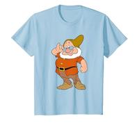 Disney Snow White And The Seven Dwarfs, Doc, The Leader T-Shirt, Youth, Baby Blue, Small