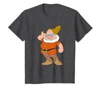 Disney Snow White And The Seven Dwarfs, Doc, The Leader T-Shirt, Youth, Dark Heather Grey, 3T