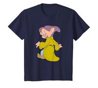 Disney Snow White And The Seven Dwarfs, Dopey Poses T-Shirt, Youth, Navy Blue, 4T