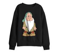 Disney Snow White And The Seven Dwarfs, Sleepy Struggles Kids Sweatshirt, Black, 9-11