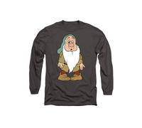 Disney Snow White And The Seven Dwarfs, Sleepy Struggles Long Sleeve T-Shirt, Charcoal Charcoal S