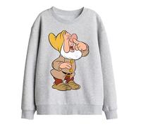 Disney Snow White And The Seven Dwarfs, Sneezy Kids Sweatshirt, Athletic Heather, 5-6