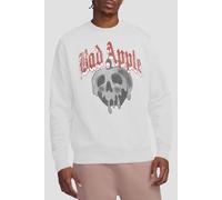 Disney Snow White Bad Apple Skull Sweatshirt, White | Size: Medium Disney White M