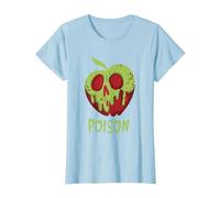 Disney Snow White Big Poisoned Apple T-Shirt, Women, Baby Blue, Small