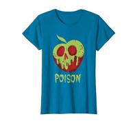 Disney Snow White Big Poisoned Apple T-Shirt, Women, Sapphire Blue, X-Small
