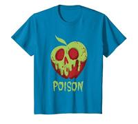 Disney Snow White Big Poisoned Apple T-Shirt, Youth, Sapphire Blue, Small