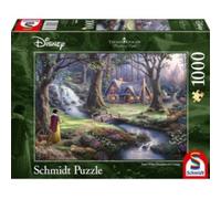 Disney - Snow White Discovers the Cottage by Thomas Kinkade 1000 Piece Schmidt Puzzle