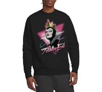 Disney Snow White Evil Queen Totally Evil Unisex Sweatshirt, Black, Small